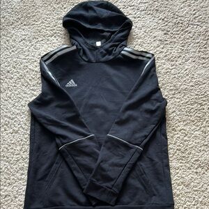 Adidas Men's Black Hoodie Sweater